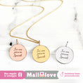 Carica l'immagine nel visualizzatore della galleria, Collana Cerchio Phenix personalizzata
